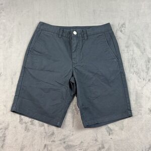 Bonobos‎ Shorts Mens Size 29 Navy Blue 9" Chino Dress Casual Stretch Link Button